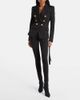 Balmain Balmain Knitted wedge ankle boots - 4