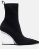 Balmain Balmain Knitted wedge ankle boots - 5