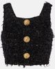 Balmain Balmain LamÃ© tweed crop top - 1