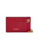 Balmain Balmain Lambskin Pulse Chain Card Holder Rouge Carmin One - 1