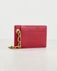 Balmain Balmain Lambskin Pulse Chain Card Holder Rouge Carmin One - 3
