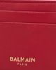 Balmain Balmain Lambskin Pulse Chain Card Holder Rouge Carmin One - 4