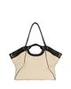 Balmain Balmain Large Tote in Smooth Leather and Canvas - 5