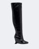 Balmain Balmain Leather over-the-knee boots - 5
