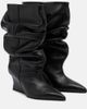 Balmain Balmain Leather wedge boots - 1