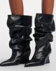 Balmain Balmain Leather wedge boots - 2