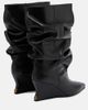 Balmain Balmain Leather wedge boots - 3