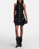 Balmain Balmain Leather wedge boots - 4
