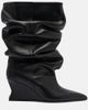 Balmain Balmain Leather wedge boots - 5