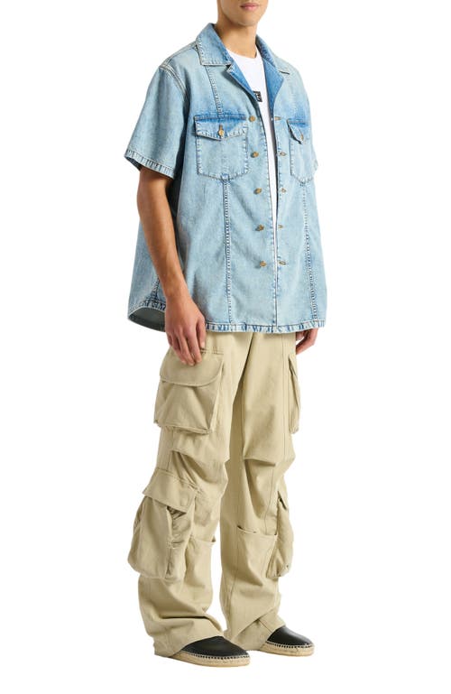 Balmain Balmain Light blue denim shirt 