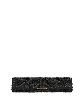 Balmain Balmain Long Clutch Bag in Embroidered Satin