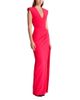 Balmain Balmain Long Crepe Dress with Embellished Detail - 1