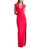 Balmain Balmain Long Crepe Dress with Embellished Detail - 2