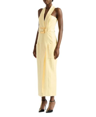Balmain Balmain Long Dress with Belt