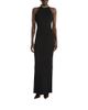 Balmain Balmain Long Milano Jersey Dress with Embroidery - 1
