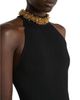 Balmain Balmain Long Milano Jersey Dress with Embroidery - 2