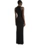 Balmain Balmain Long Milano Jersey Dress with Embroidery - 3