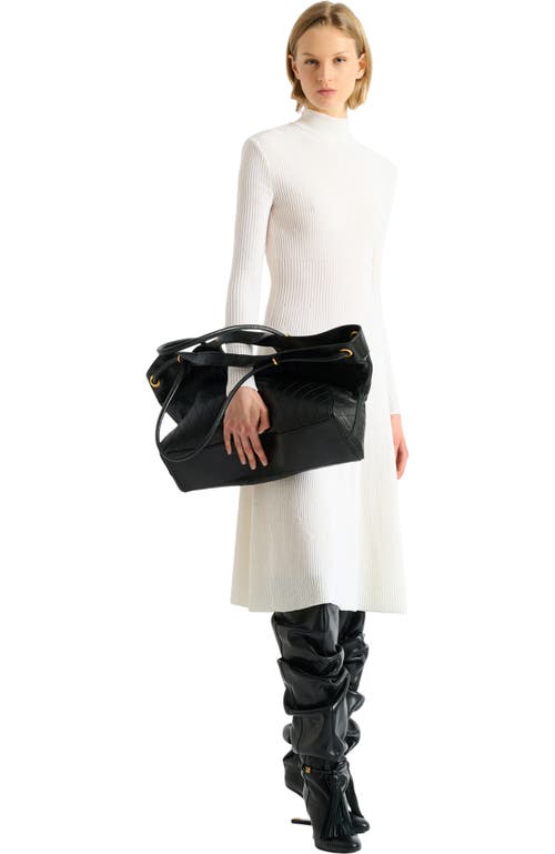 Balmain Balmain Long ribbed knit dress