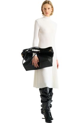 Balmain Balmain Long ribbed knit dress