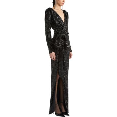 Balmain Balmain Long Sequinned Dress