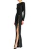 Balmain Balmain Long Slit Dress with Zip - 1