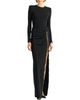 Balmain Balmain Long Slit Dress with Zip - 2