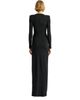 Balmain Balmain Long Slit Dress with Zip - 3
