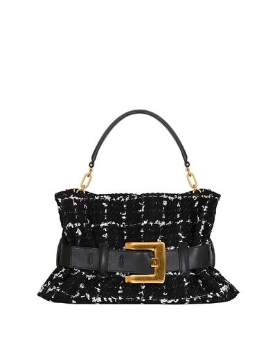 Balmain Balmain Medium Anthem Bag in Tweed