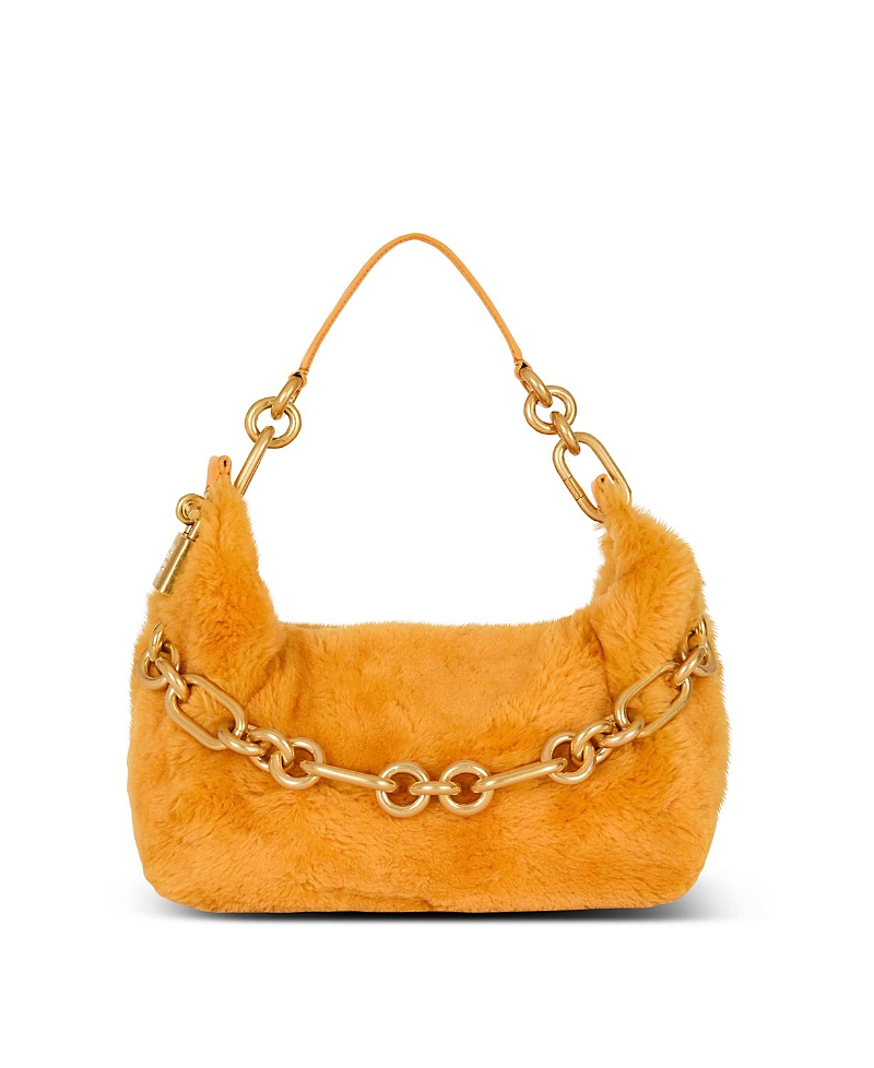 Balmain Balmain Medium Sync Bag In Shearling
