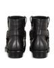 Balmain Balmain Men's Calfskin Leather Biker Ankle Boots - 5