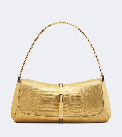 Balmain Balmain Metropolis Small leather shoulder bag