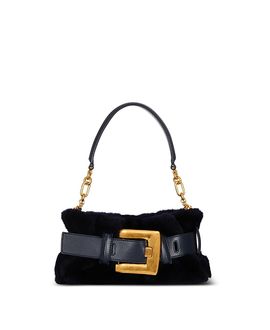 Balmain Balmain Mini Anthem Bag in Shearling