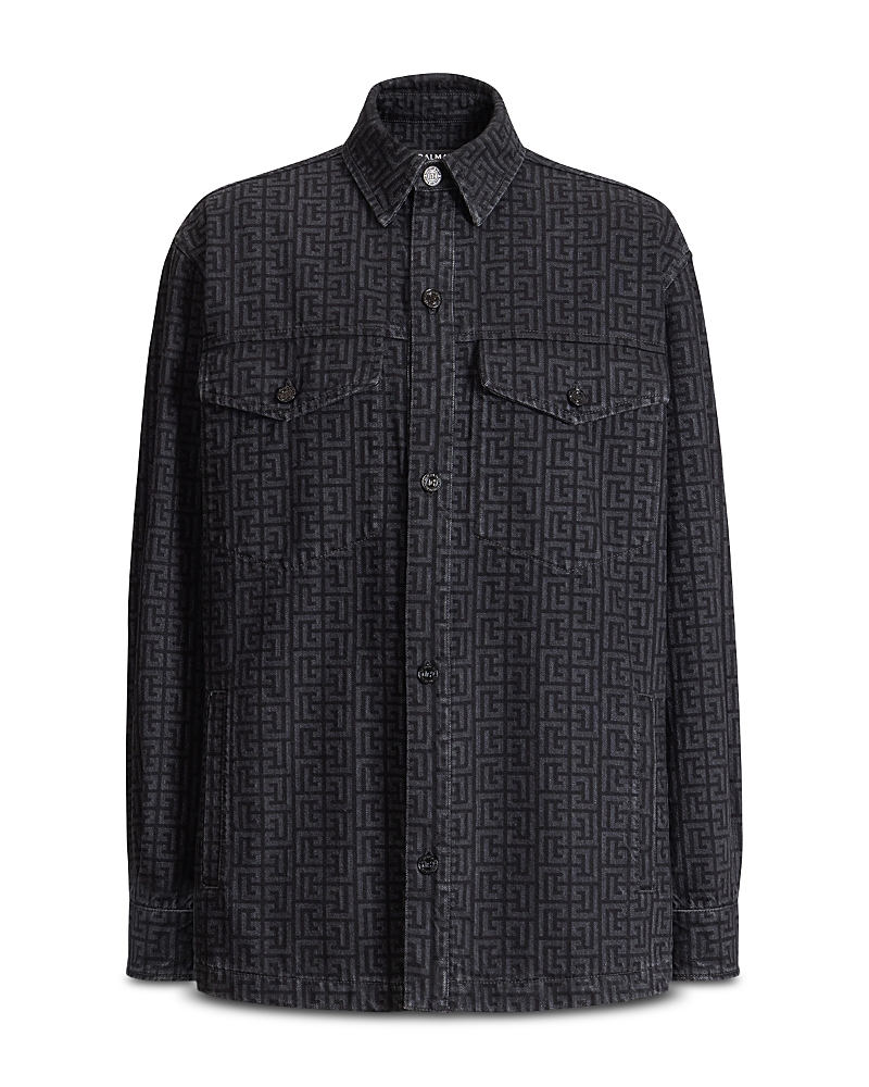 Balmain Balmain Monogram Maze Pattern Shirt