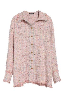 Balmain Balmain Multicolor Tweed Overshirt