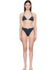 BALMAIN BALMAIN Navy Triangle High Brief Bikini - 1
