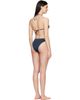 BALMAIN BALMAIN Navy Triangle High Brief Bikini - 3