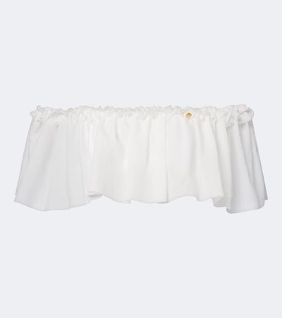 Balmain Balmain Off-shoulder crop top