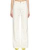 BALMAIN BALMAIN Off-White Loose-Fit Denim Jeans - 1