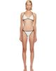 BALMAIN BALMAIN Off-White Monogram Lycra Bikini - 1