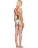 BALMAIN BALMAIN Off-White Monogram Lycra Bikini - 3