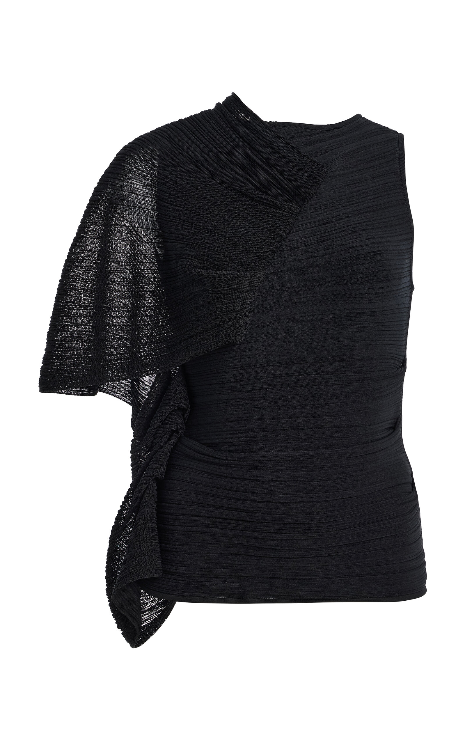 Balmain Balmain OneShoulder Knit Top