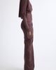 Balmain Balmain Open Back Ruched Viscose Jersey Gown - 3