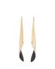 Balmain Balmain Organic Twist Earrings in Lacquered Brass - 1