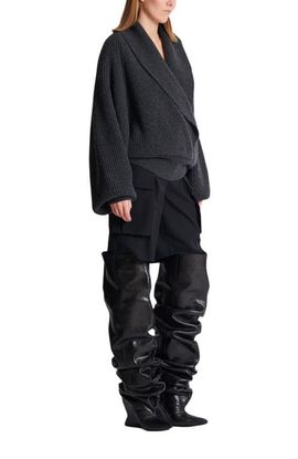 Balmain Balmain Oversized Wrap Knit Jumper