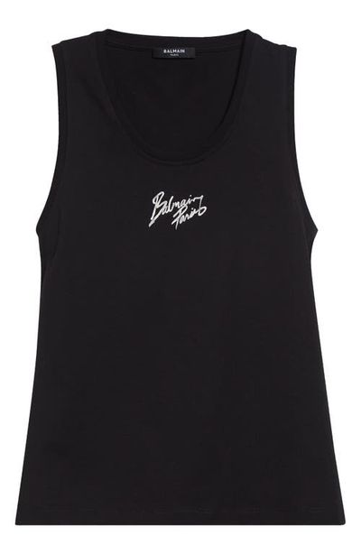 Balmain Balmain Paris Jersey Tank
