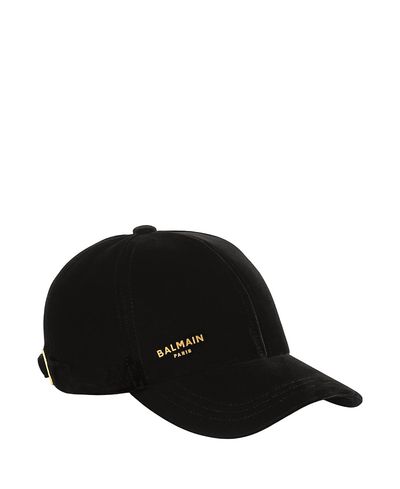 Balmain Balmain Paris Velvet Cap