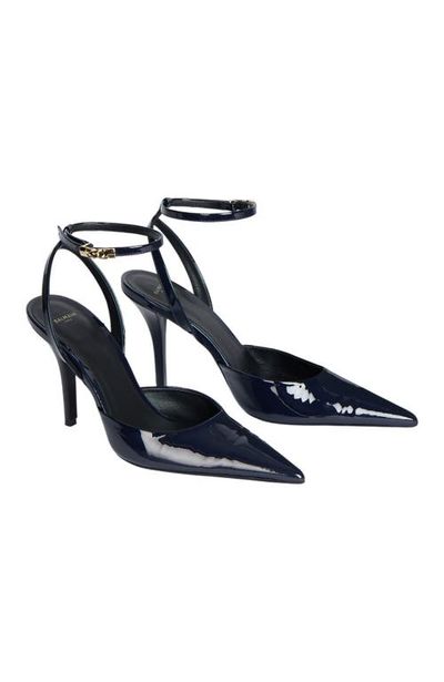 Balmain Balmain Patent Leather Strappy Courts