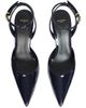 Balmain Balmain Patent Leather Strappy Courts - 5