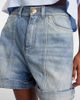 Balmain Balmain Patterned denim shorts - 4