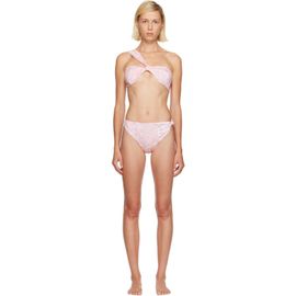 BALMAIN BALMAIN Pink Bandeau Bikini